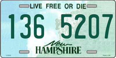 NH license plate 1365207