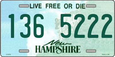 NH license plate 1365222