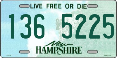 NH license plate 1365225