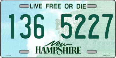 NH license plate 1365227