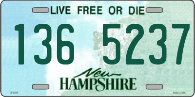 NH license plate 1365237