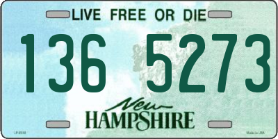 NH license plate 1365273