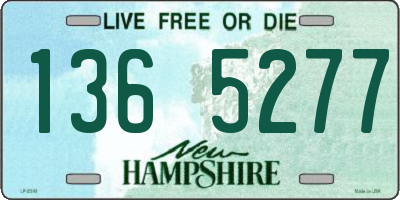 NH license plate 1365277