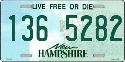 NH license plate 1365282