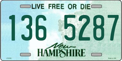 NH license plate 1365287