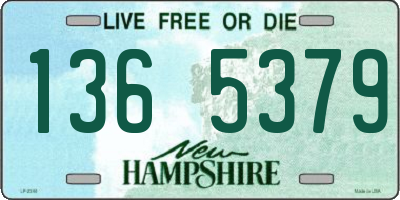 NH license plate 1365379