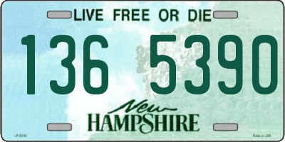 NH license plate 1365390