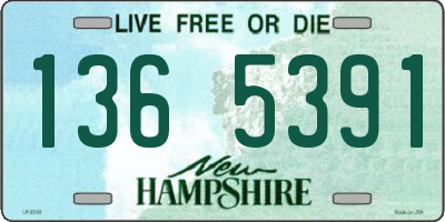 NH license plate 1365391