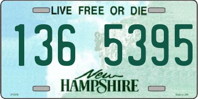 NH license plate 1365395