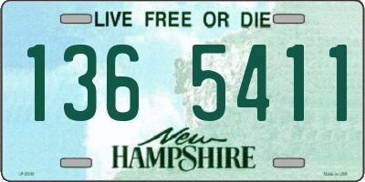NH license plate 1365411