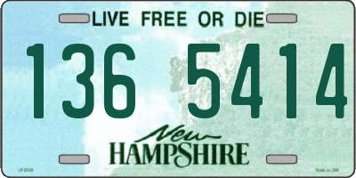 NH license plate 1365414