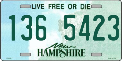 NH license plate 1365423