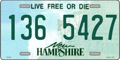 NH license plate 1365427