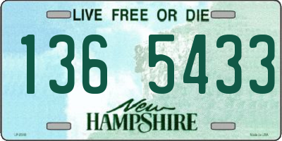 NH license plate 1365433