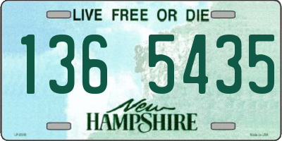 NH license plate 1365435