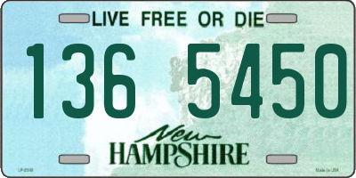 NH license plate 1365450