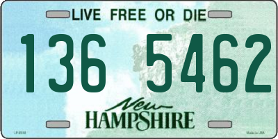 NH license plate 1365462