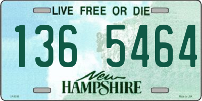 NH license plate 1365464