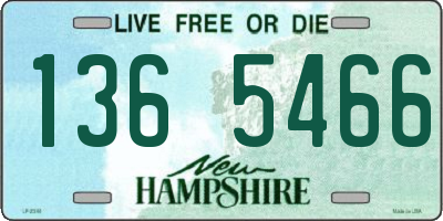 NH license plate 1365466