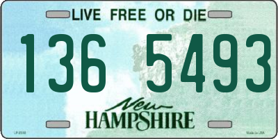 NH license plate 1365493
