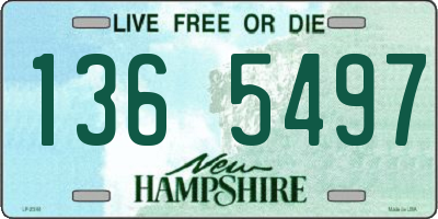 NH license plate 1365497