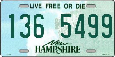 NH license plate 1365499