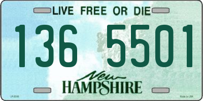 NH license plate 1365501