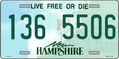 NH license plate 1365506