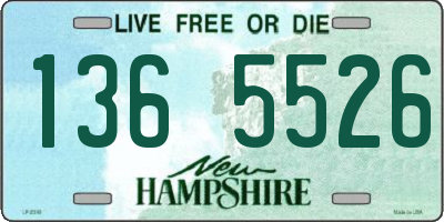 NH license plate 1365526