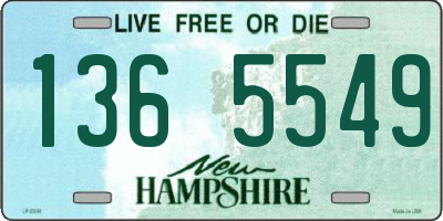 NH license plate 1365549