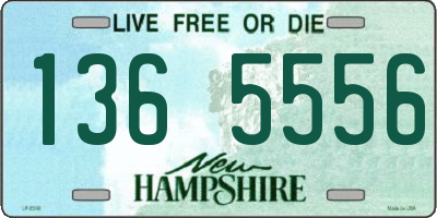 NH license plate 1365556