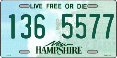 NH license plate 1365577