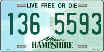 NH license plate 1365593