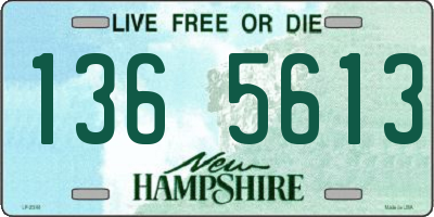 NH license plate 1365613