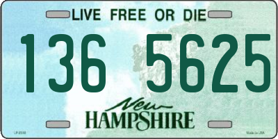 NH license plate 1365625