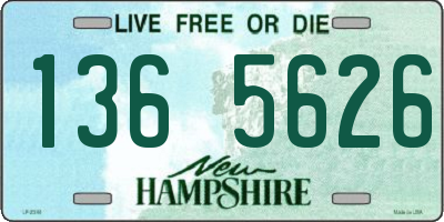 NH license plate 1365626