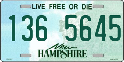 NH license plate 1365645