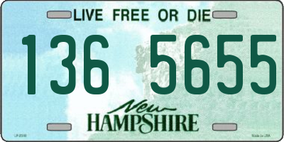 NH license plate 1365655