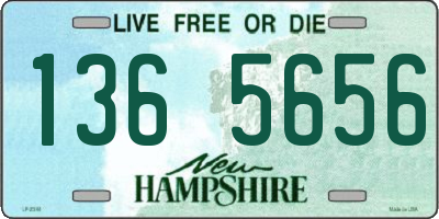 NH license plate 1365656