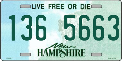 NH license plate 1365663