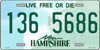 NH license plate 1365686