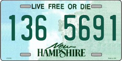 NH license plate 1365691
