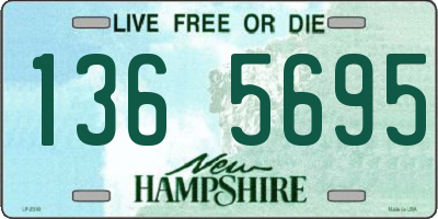 NH license plate 1365695