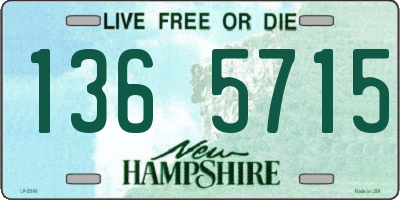 NH license plate 1365715