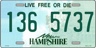 NH license plate 1365737