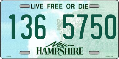 NH license plate 1365750