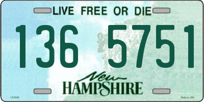 NH license plate 1365751