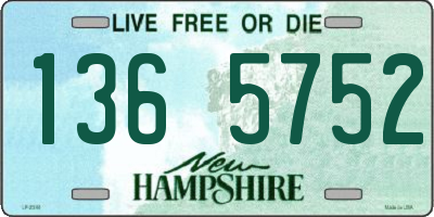 NH license plate 1365752