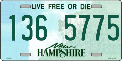NH license plate 1365775