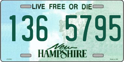 NH license plate 1365795